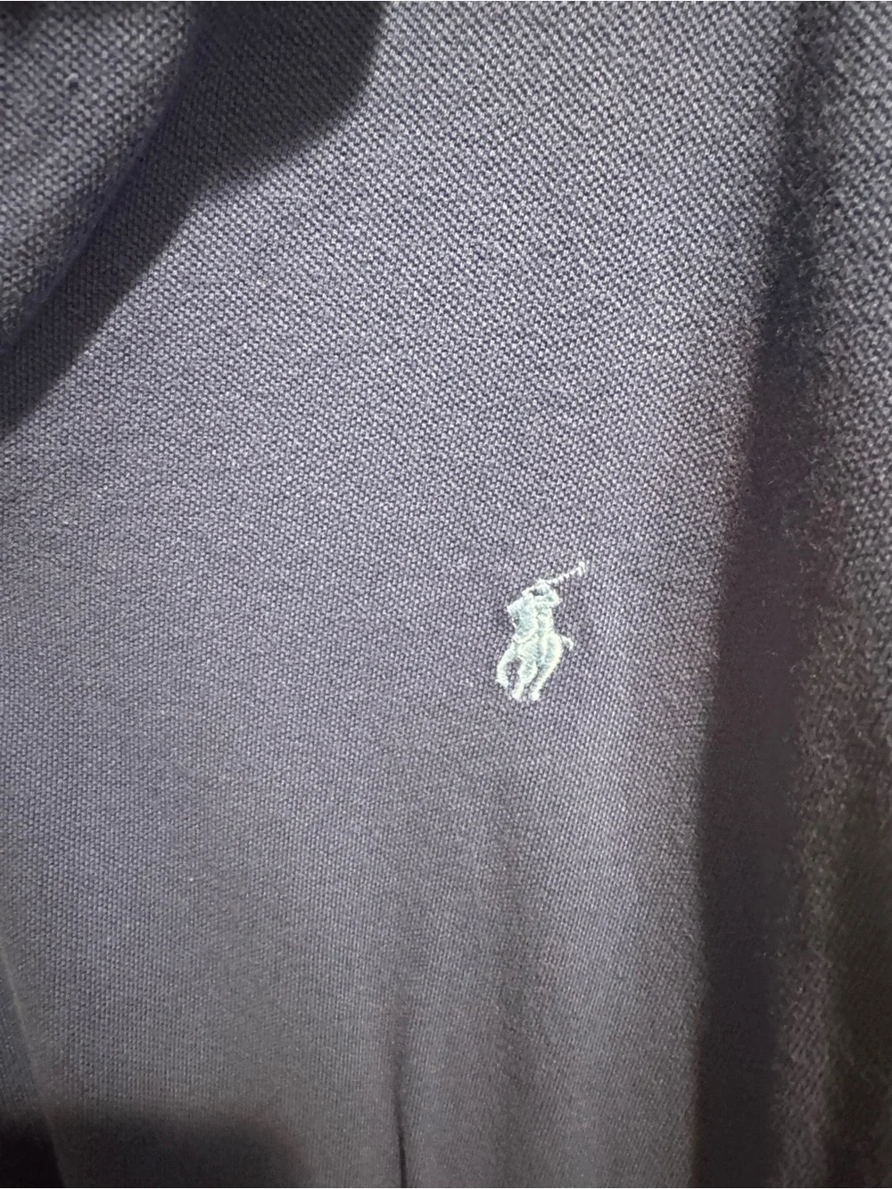 Ralph Lauren Polo Shirt in Navy with Light Blue Logo